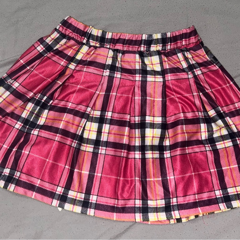 Plaid Pink Skirt